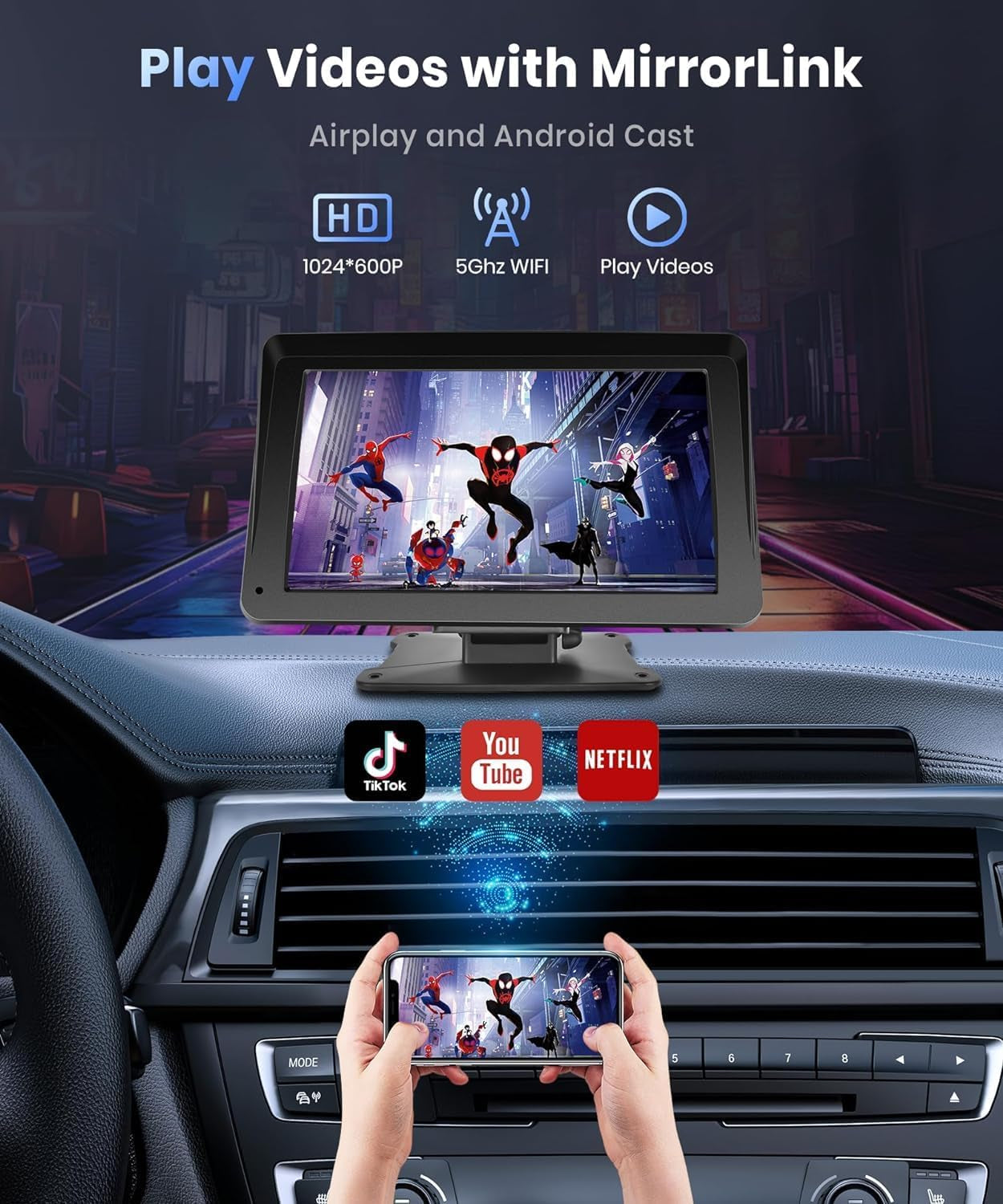 Portable Carplay Screen