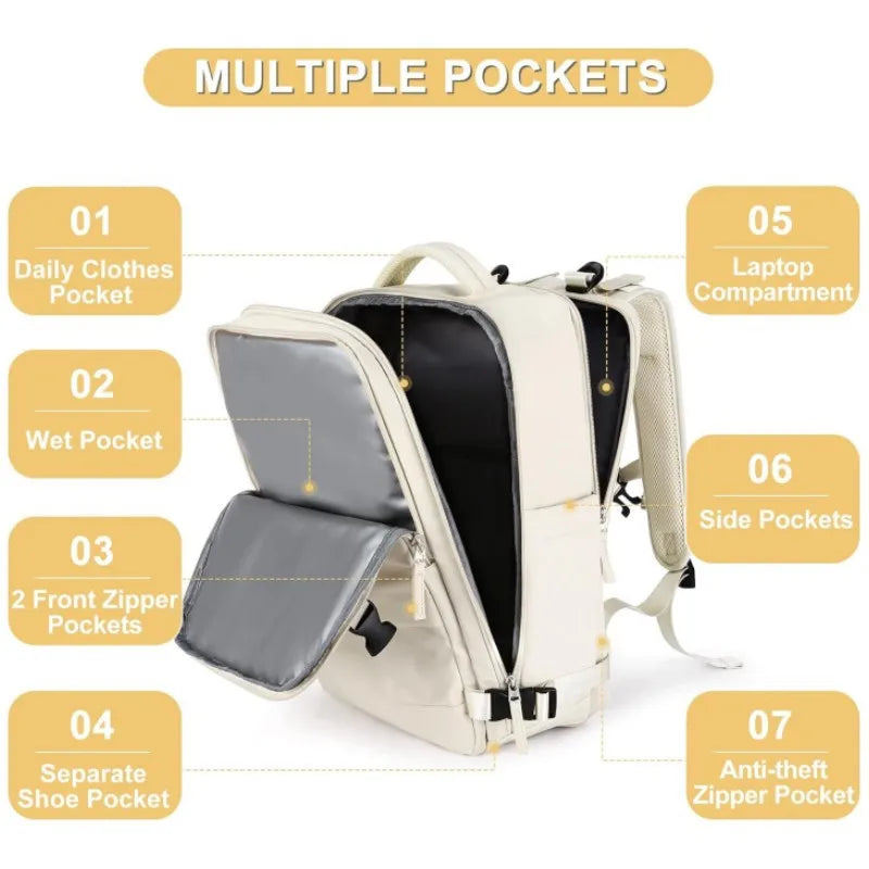 Geestock Mochilas Carry On Travel Backpack 